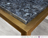 Tischplatte Labrador Blue Pearl